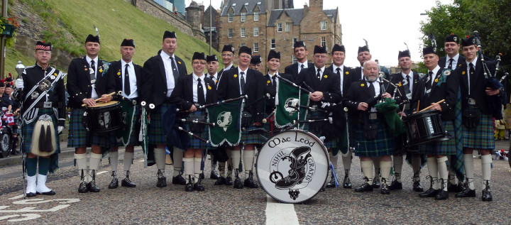 Guppenfoto von den Pipes & Drums