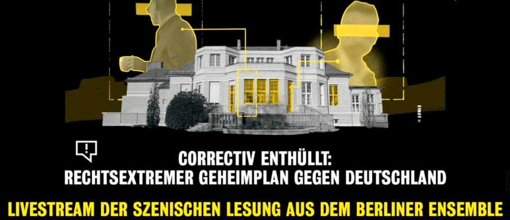 Film: „Correctiv enthüllt: Rechtsextremer Geheimplan gegen Deutschland“